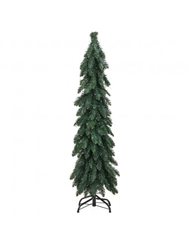 Albero di Natale Artificiale Preilluminato con 80 LED 150 cm