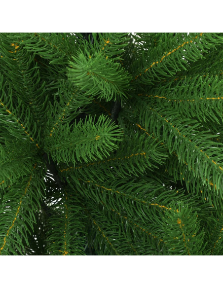 Albero di Natale Artificiale Realistico con Punte 240 cm Verde