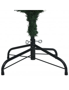 Albero di Natale Artificiale Sottile con 150 LED 120 cm