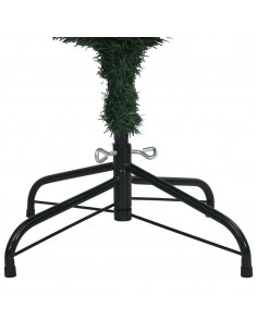 Albero di Natale Artificiale Sottile con 300 LED 210 cm