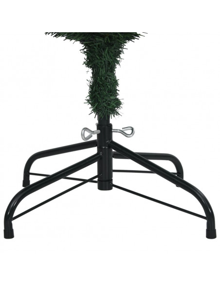 Albero di Natale Artificiale Sottile con 300 LED 210 cm