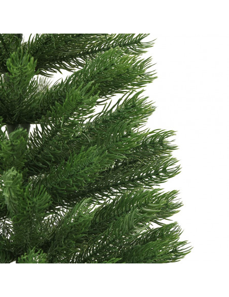 Albero di Natale Artificiale Sottile con Base 120 cm PE