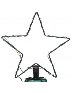 Albero di Natale con Puntale Bianco Freddo 310 LED 300 cm