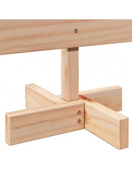 Albero di Natale Decorativo in Legno 70 cm in Legno Massello