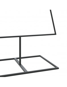 Albero di Natale Decorativo in Metallo Nero 150 cm