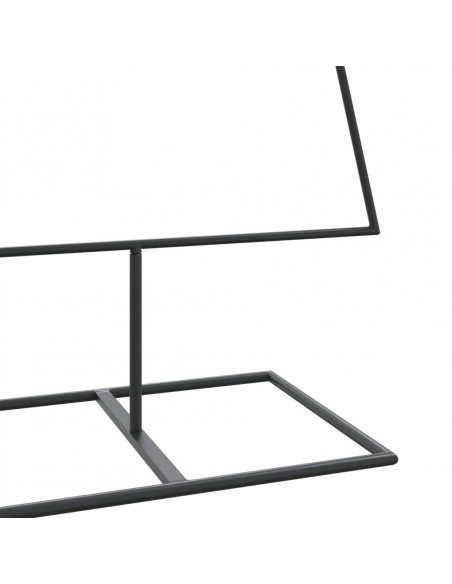 Albero di Natale Decorativo in Metallo Nero 150 cm