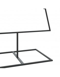 Albero di Natale Decorativo in Metallo Nero 150 cm