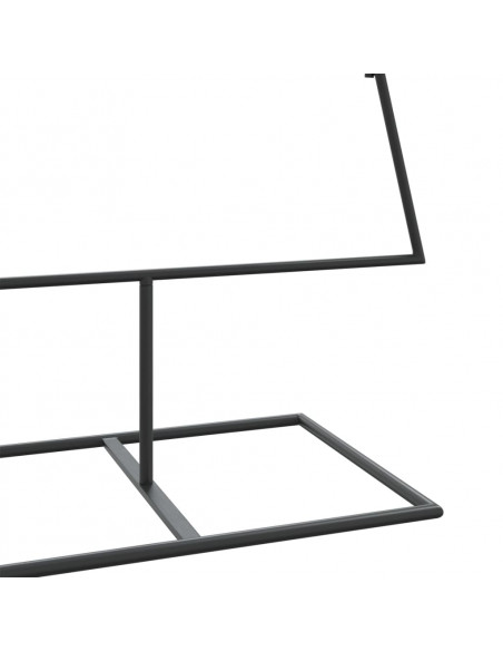 Albero di Natale Decorativo in Metallo Nero 150 cm