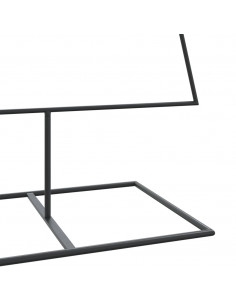 Albero di Natale Decorativo in Metallo Nero 180 cm