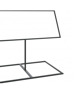 Albero di Natale Decorativo in Metallo Nero 180 cm