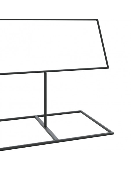 Albero di Natale Decorativo in Metallo Nero 180 cm