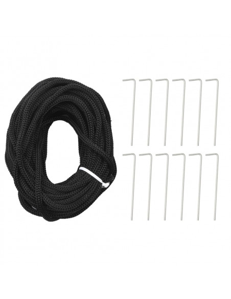 Albero di Natale Pennone Bianco Freddo 732 LED 500 cm