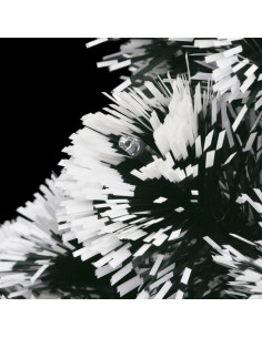 Albero di Natale Preilluminato con Supporto e LED 180 cm Fibra Ottica