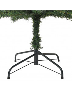 Albero di Natale Sottile con Base 270 cm in PVC