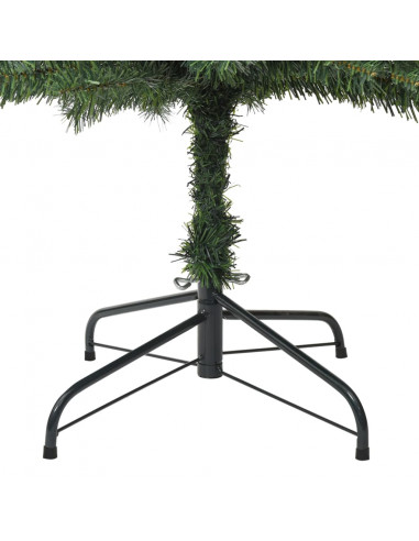 Albero di Natale Sottile con Base 270 cm in PVC