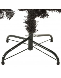 Albero di Natale Sottile Nero 150 cm