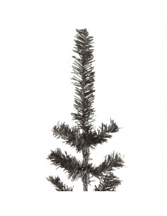 Albero di Natale Sottile Nero 180 cm