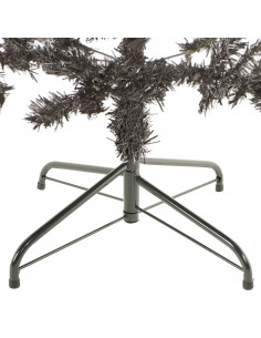 Albero di Natale Sottile Nero 210 cm