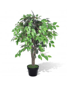 Albero Ficus Artificiale con Vaso 90 cm