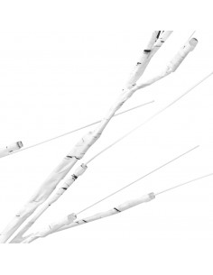 Albero Natale 200 LED 2,2 m Salice Bianco Caldo Interno Esterno