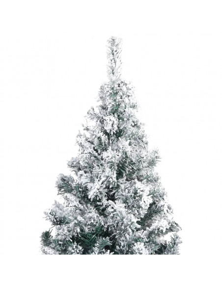 Albero Natale Artificiale con Neve Verde 400 cm in PVC