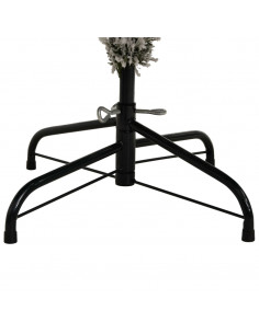 Albero Natale Artificiale Incernierato con Neve Fioccata 180 cm