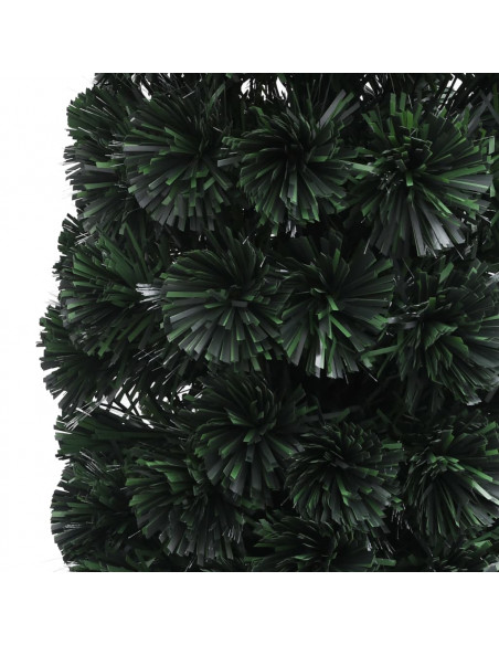 Albero Natale Artificiale Sottile Supporto 150 cm Fibra Ottica