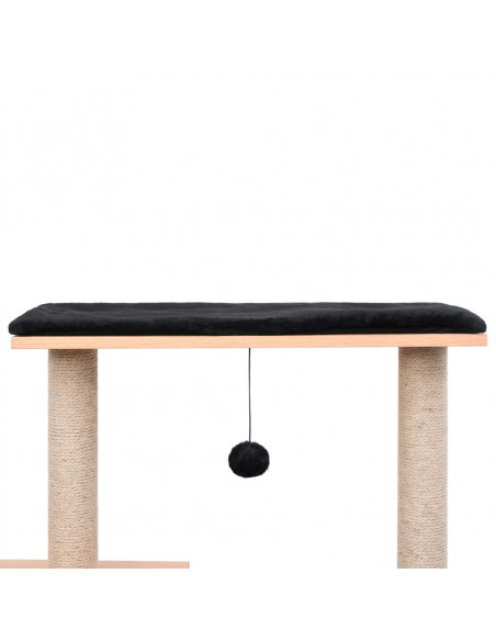 Albero per Gatti con Tappeto Tiragraffi in Sisal 104 cm