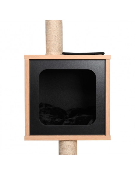 Albero per Gatti con Tappeto Tiragraffi in Sisal 129 cm