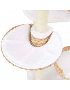 Albero per Gatti con Tiragraffi in Sisal Seagrass