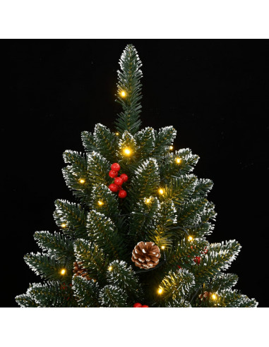 Albero di Natale Artificiale con 300 LED 210 cm