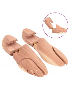 Allarga Scarpe con Calzascarpe EU 40-41 Legno Massello Cedro