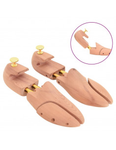 Allarga Scarpe con Calzascarpe EU 40-41 Legno Massello Cedro