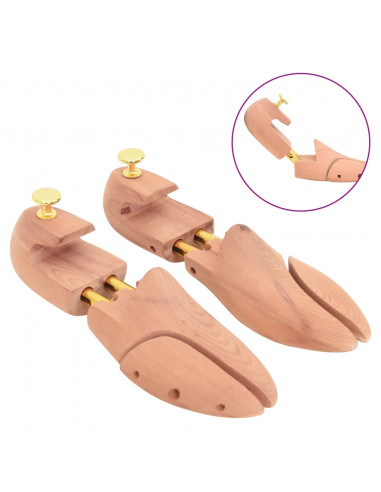 Allarga Scarpe con Calzascarpe EU 40-41 Legno Massello Cedro
