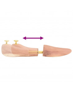 Allarga Scarpe con Calzascarpe EU 42-43,5 Legno Massello Cedro