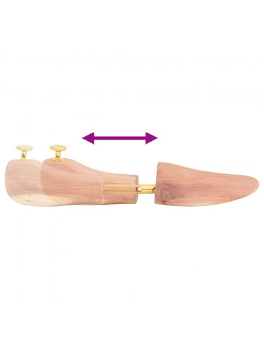 Allarga Scarpe con Calzascarpe EU 42-43,5 Legno Massello Cedro