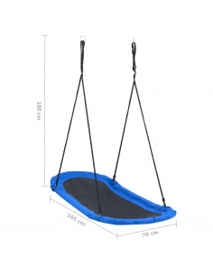 Altalena a Nido con Bandierine 165x70 cm