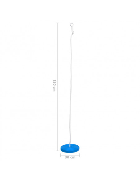 Altalena con Piattaforma 180 cm Blu