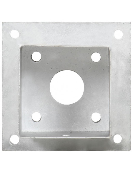 Ancoraggi Pali 4 pz in Metallo Zincato 101 mm