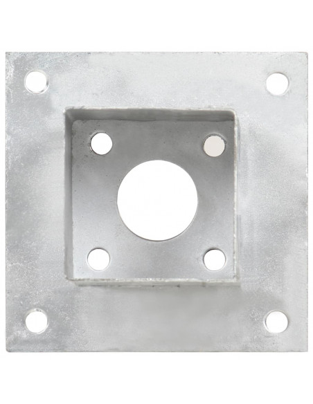 Ancoraggi Pali 4 pz in Metallo Zincato 71 mm