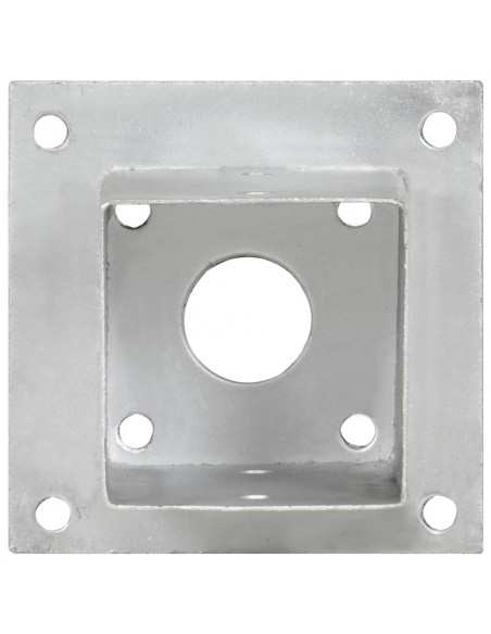 Ancoraggi Pali 4 pz in Metallo Zincato 91 mm