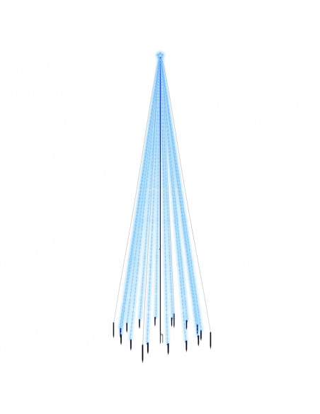 Albero di Natale con Puntale Blu 1134 LED 800 cm