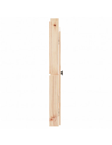 Ante da Cucina da Esterno 2pz 50x9x82 cm Legno Massello di Pino