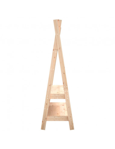 Appendiabiti 100x45,5x150 cm Legno Massello di Pino
