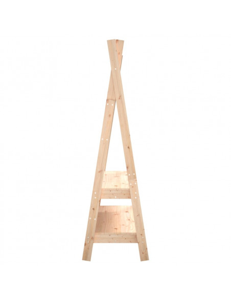 Appendiabiti 100x45,5x150 cm Legno Massello di Pino