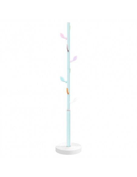 Appendiabiti Blu 172 cm in Ferro Verniciato a Polvere