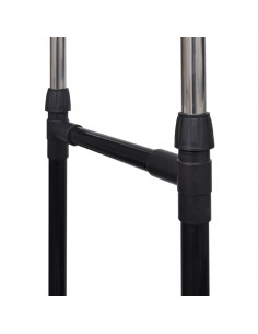 Appendiabiti Regolabili 2 pz con 2 Aste per Abiti