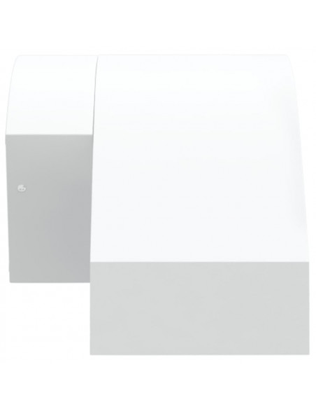 Applique con LED e Sensore 2 pz Bianche in Alluminio Pressofuso