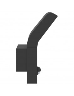 Applique con LED e Sensore 2 pz Nere in Alluminio Pressofuso