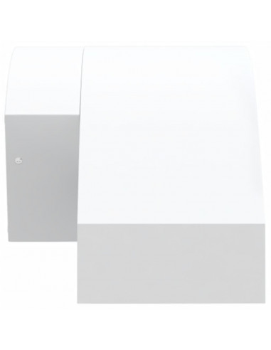 Applique con LED e Sensore Bianca in Alluminio Pressofuso